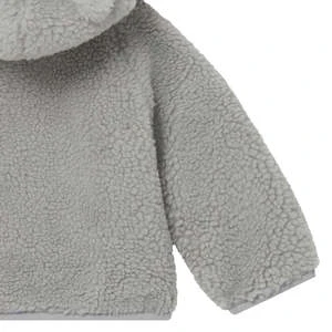 STELLA MCCARTNEYKids STELLA MCCARTNEY Baby Teddy Hooded Jacket - Grey - Image 4