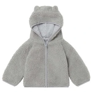 STELLA MCCARTNEYKids STELLA MCCARTNEY Baby Teddy Hooded Jacket - Grey