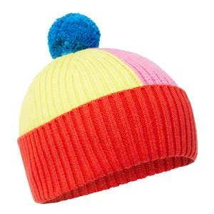 STELLA MCCARTNEYKids Stella McCartney Child Colour Block Knit Hat - Multicoloured - Image 2