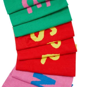 STELLA MCCARTNEYKids Stella McCartney Colour Block Knit Scarf - Multicoloured - Image 2