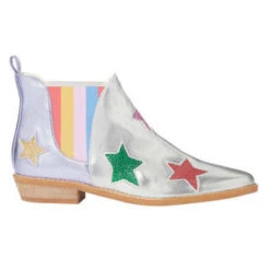 STELLA MCCARTNEYKids STELLA MCCARTNEY Child Glitter Stars Boots - Silver