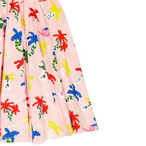 STELLA MCCARTNEYKids Stella McCartney Child Good Vibes Dress - Pink With Palms Print - Image 3