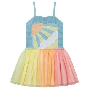 STELLA MCCARTNEYKids Stella McCartney Sunshine Fairy Tulle Dress With Wings - Multicolour
