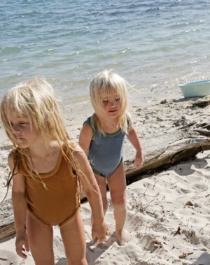 Summer & StormKids Summer & Storm Classic Onepiece - Blue/Green - Image 2