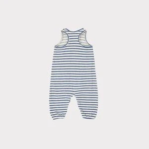 CaramelKids Caramel Swordfish Baby Romper - Blue/Ivory Stripe - Image 2