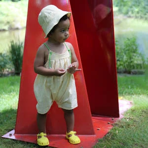 TiA CiBANiKids Tia Cibani Balao Romper - Yield Yellow - Image 2