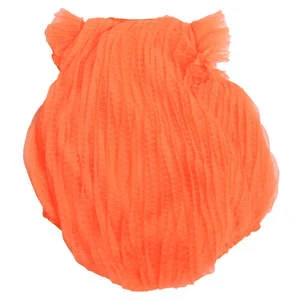 TiA CiBANiKids Tia Cibani Florence Pleated Romper - Cone Orange - Image 4