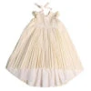 TiA CiBANiKids Tia Cibani Pleated Clara Gown Dress - Opal