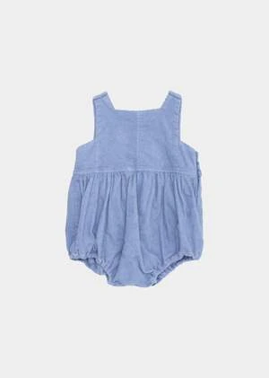 CaramelKids Caramel WINDSOR BABY ROMPER - CORNFLOWER BLUE - Image 3