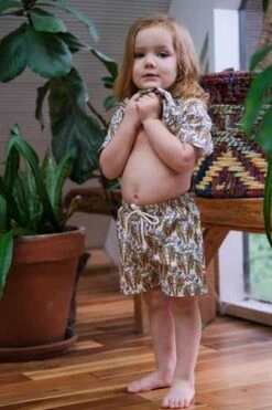 Bebe Organickids Bebe Organic Wild Short - Tigers
