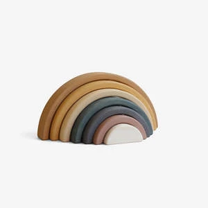 Sabo ConceptKids Sabo Concept Wooden Rainbow Nesting Arches - Mustard - Image 2