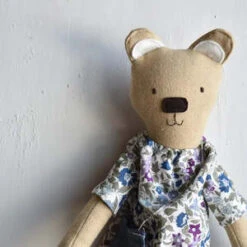 Woolgrass FarmAgatha The Bear Doll - Floral