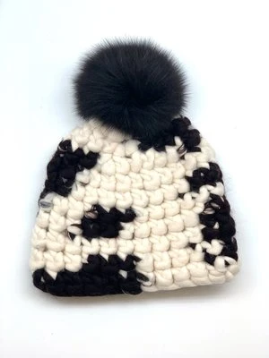 Mischa LampertKids Mischa Lampert Store XL Pom Melange Beanie - Black