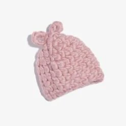 Mischa LampertKids Mischa Lampert Bow Beanie - Dusty Rose
