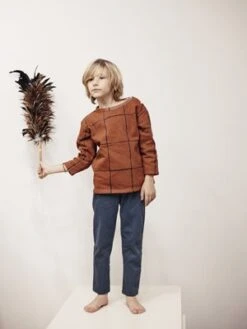 Le Petit GermainKids Le Petit Germain Blaise Twill Pant - Indigo